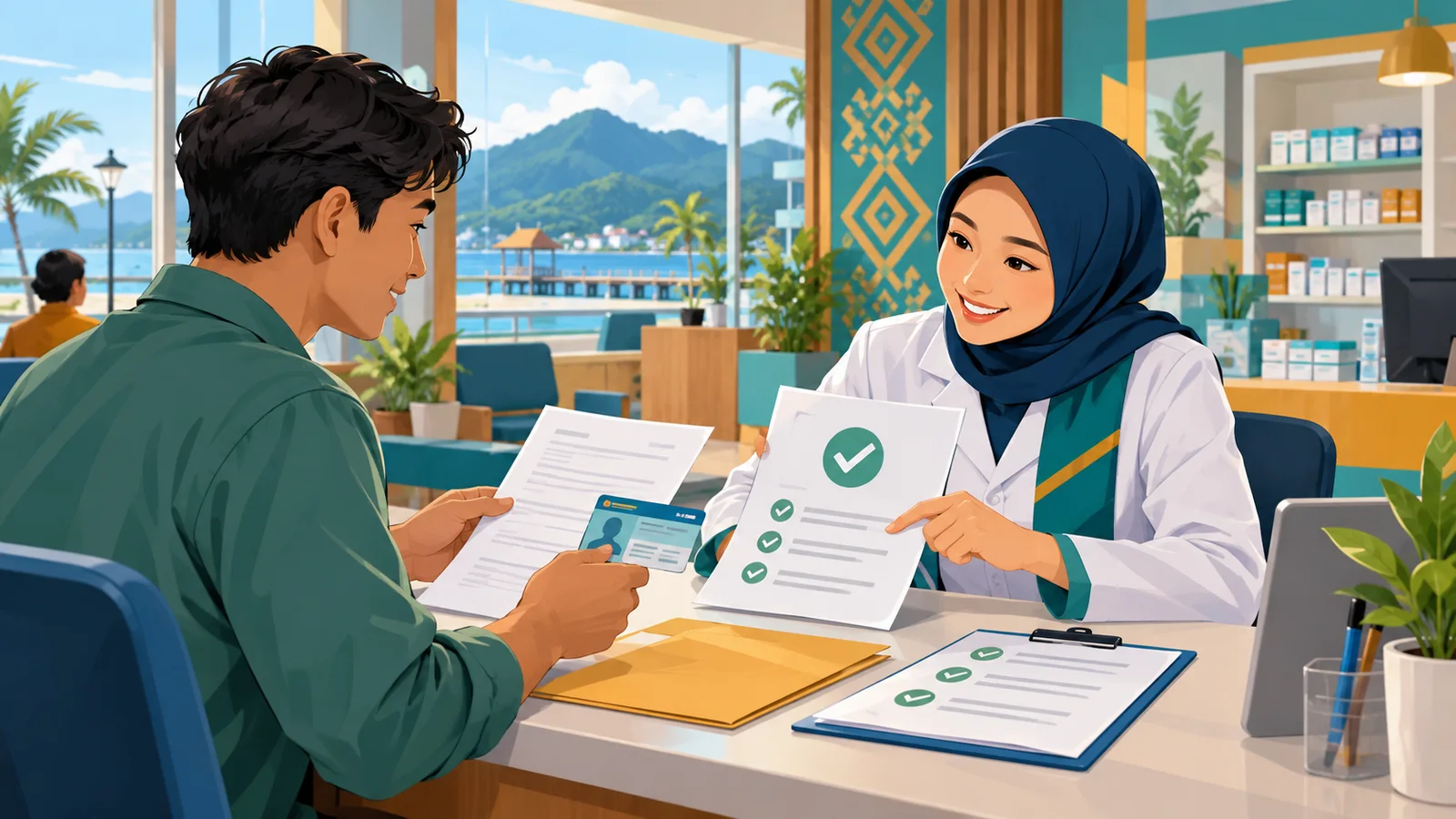 Dokumen dan checklist untuk persiapan pengambilan obat PRB di apotek