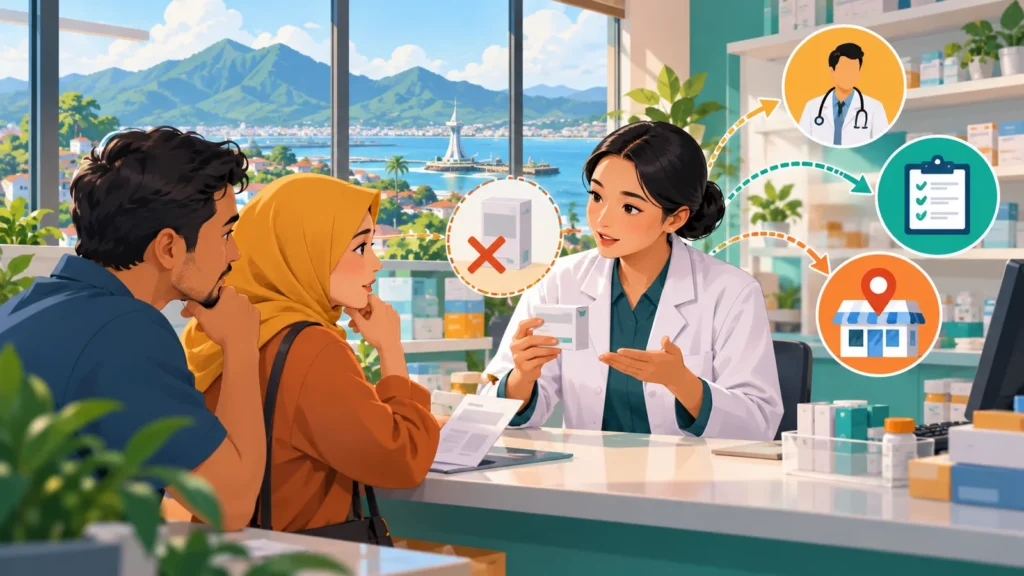 Ilustrasi langkah aman saat obat PRB belum tersedia
